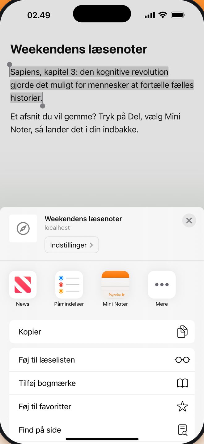 Set det, gemt det uden kopiér og indsæt