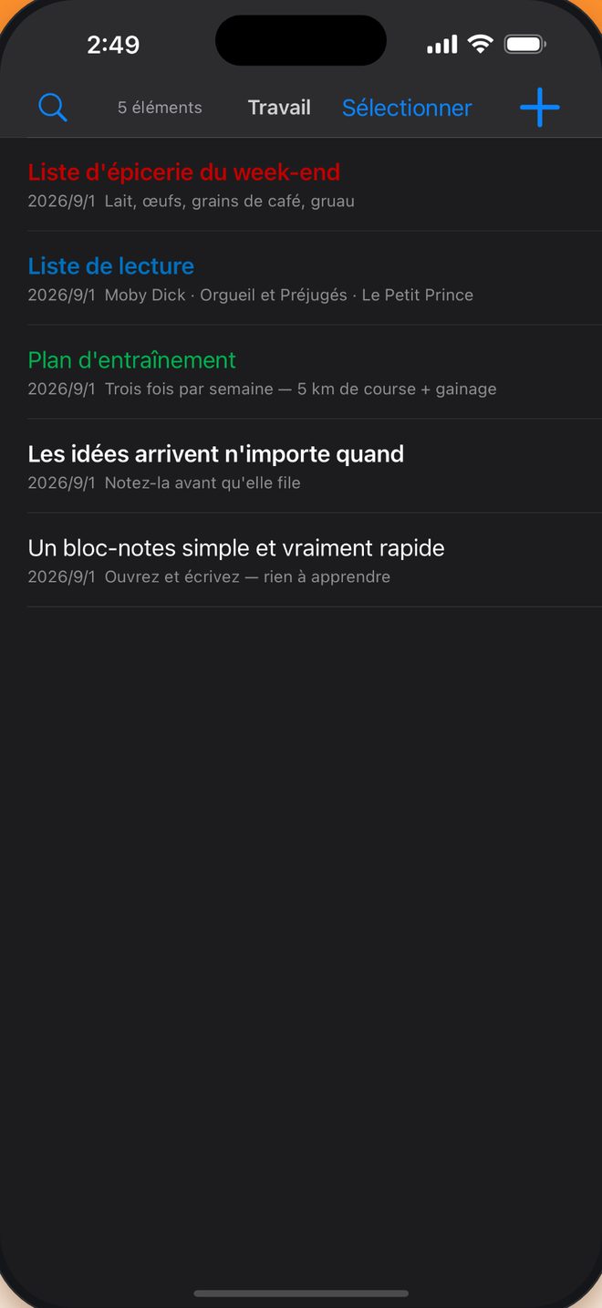 Mode sombre doux pour les yeux