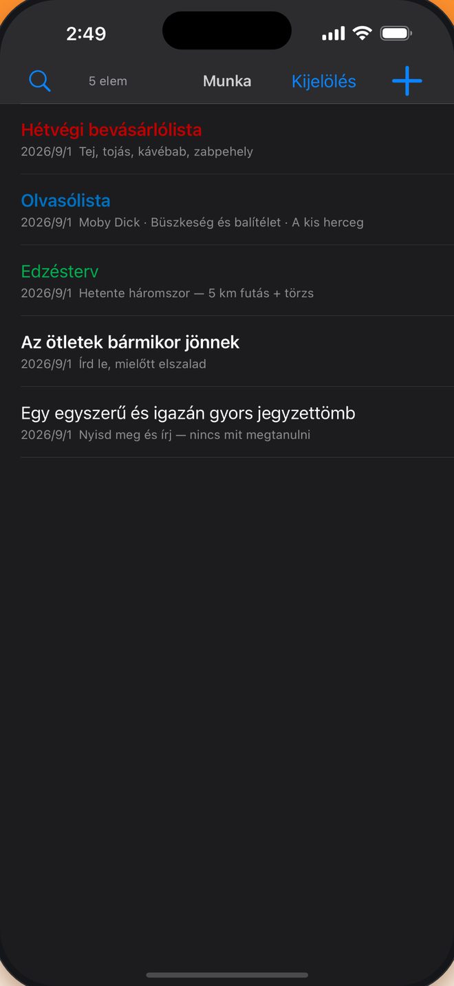 Sötét mód kíméli a szemet