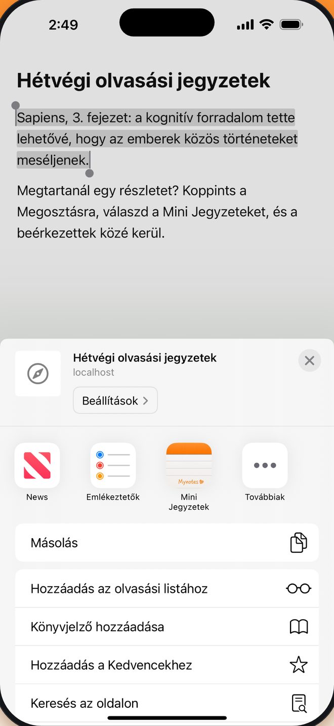 Meglátod, elmented másolgatás nélkül