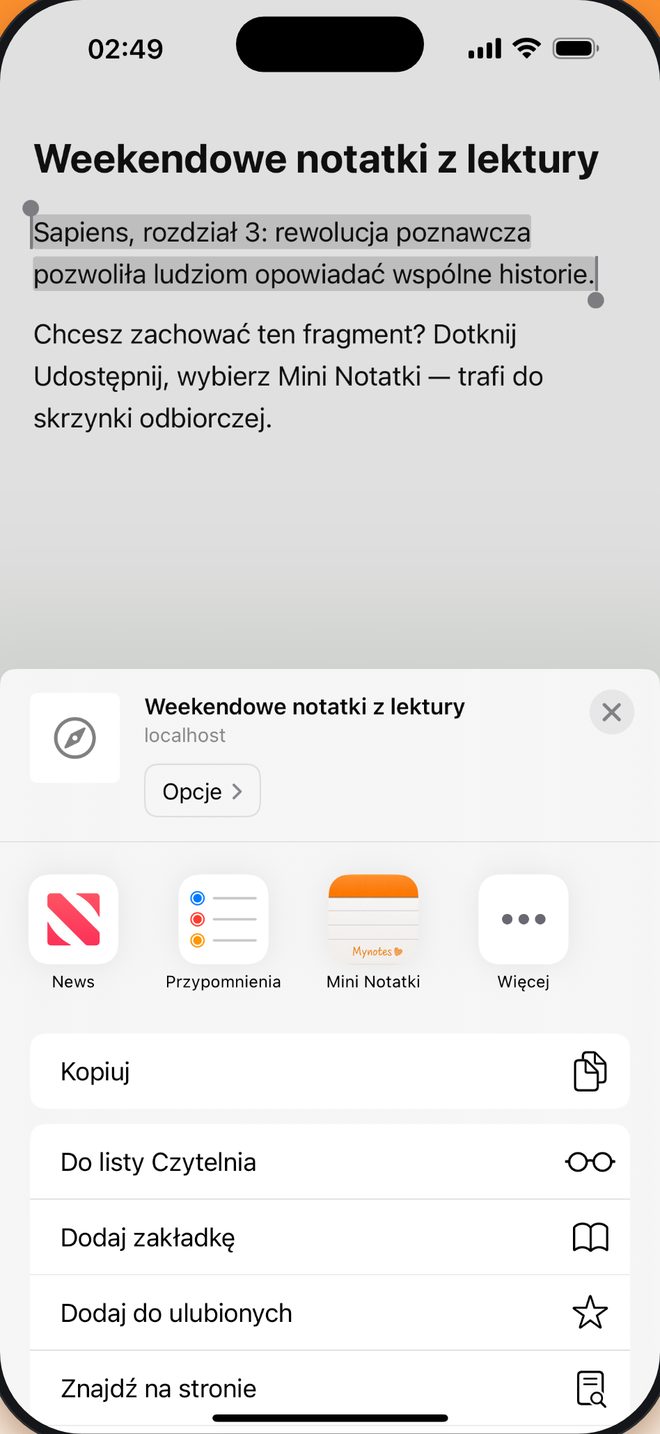 Widzisz, zapisujesz bez kopiuj-wklej