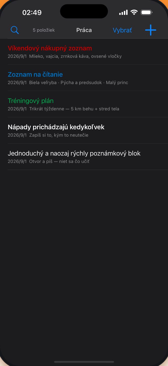 Tmavý režim šetrný k očiam