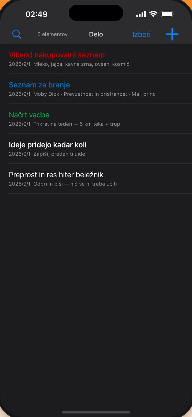Temni način prijazen do oči