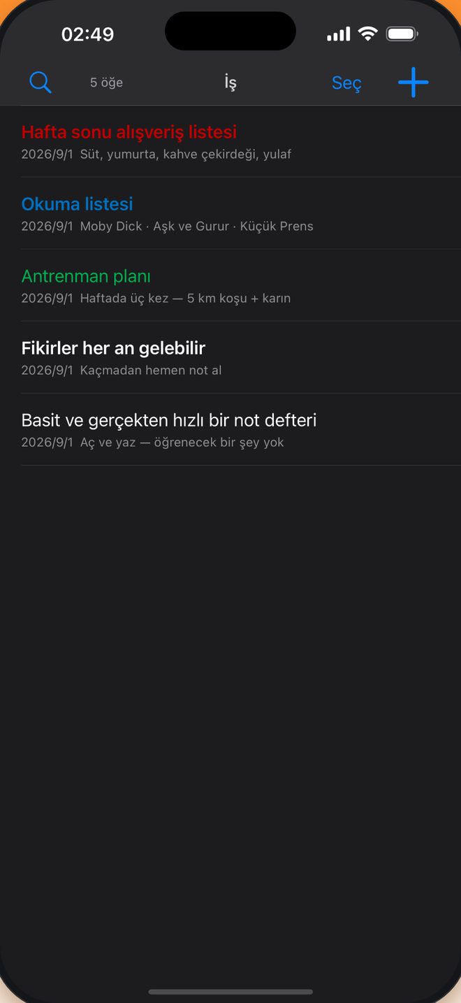 Koyu mod göz yormaz
